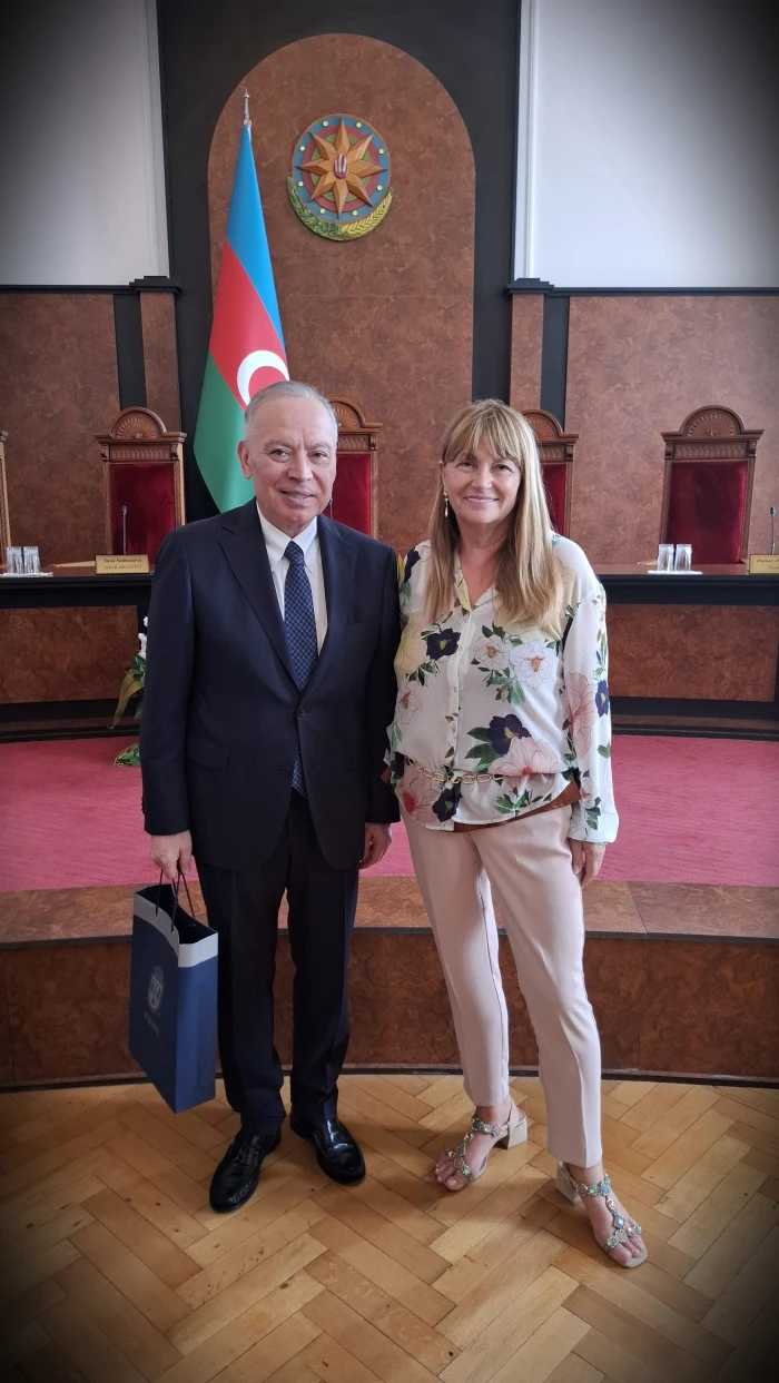 Председница Уставног суда Снежана Марковић и председавајући Уставног суда Републике Азербејџан Farhad Abdullayev